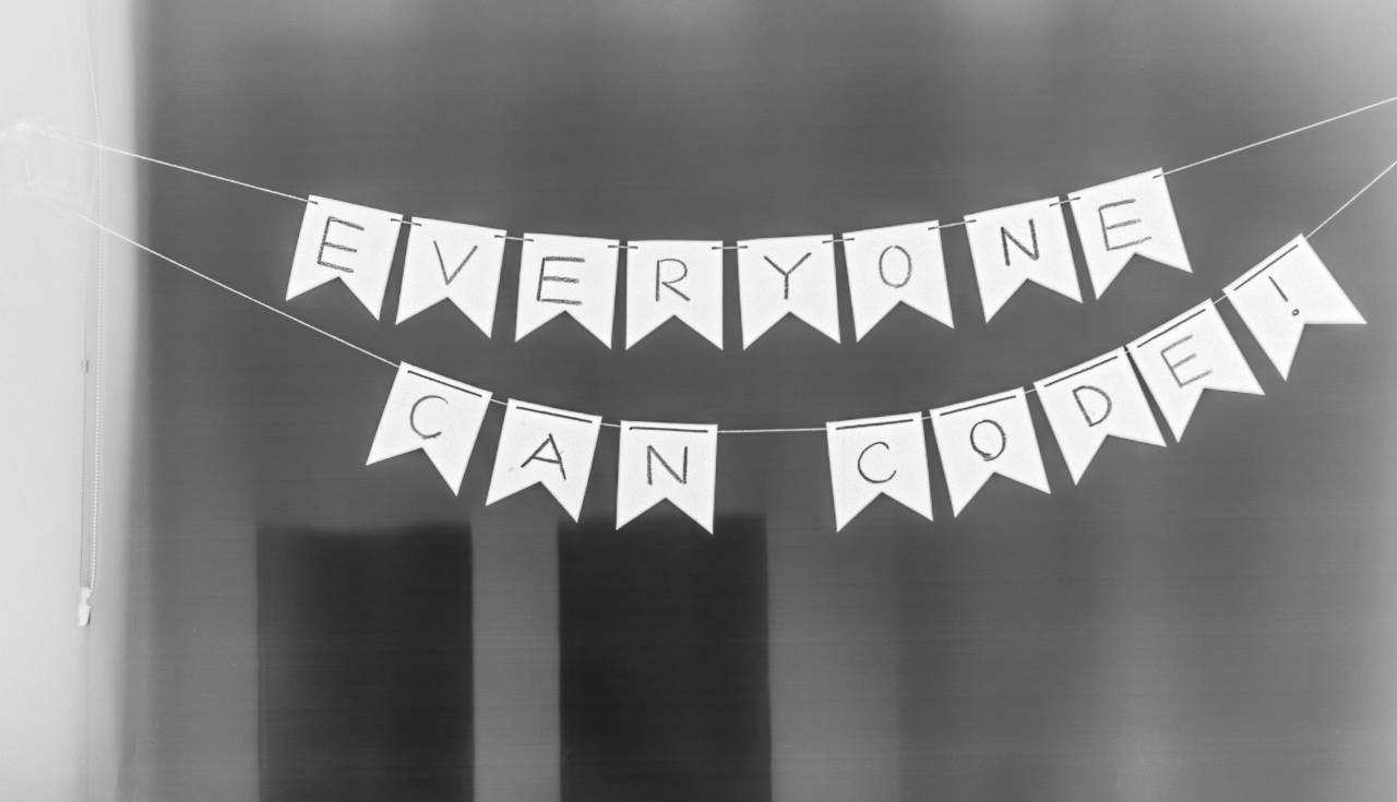Banner stating Everyone Can Code